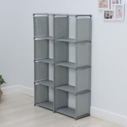 Стеллаж для хранения многофункциональный LaDо́m, 85×26×125 см, серый