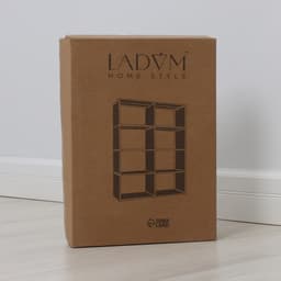 Стеллаж для хранения многофункциональный LaDо́m, 85×26×125 см, серый