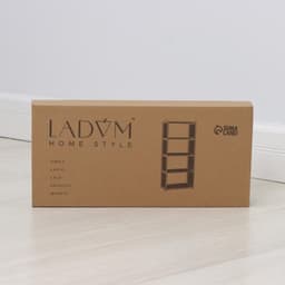 Стеллаж для хранения многофункциональный LaDо́m, 41×27×125 см, серый