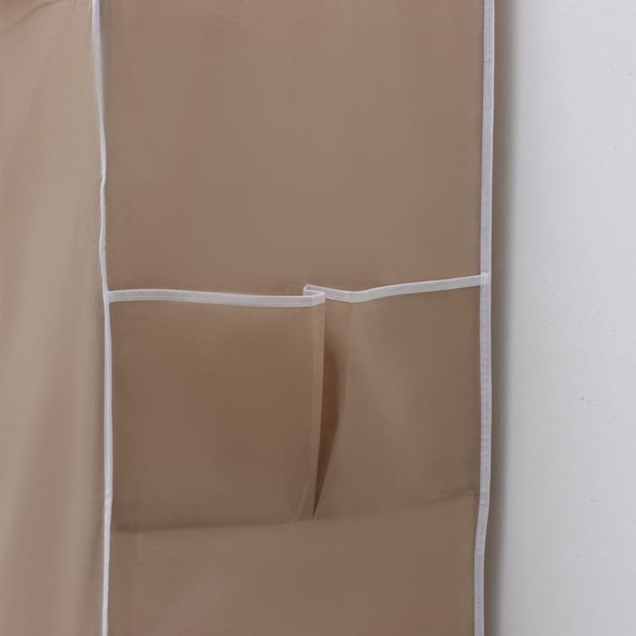 Шкаф тканевый каркасный, складной LaDо́m, 103×45×165 см, бежевый