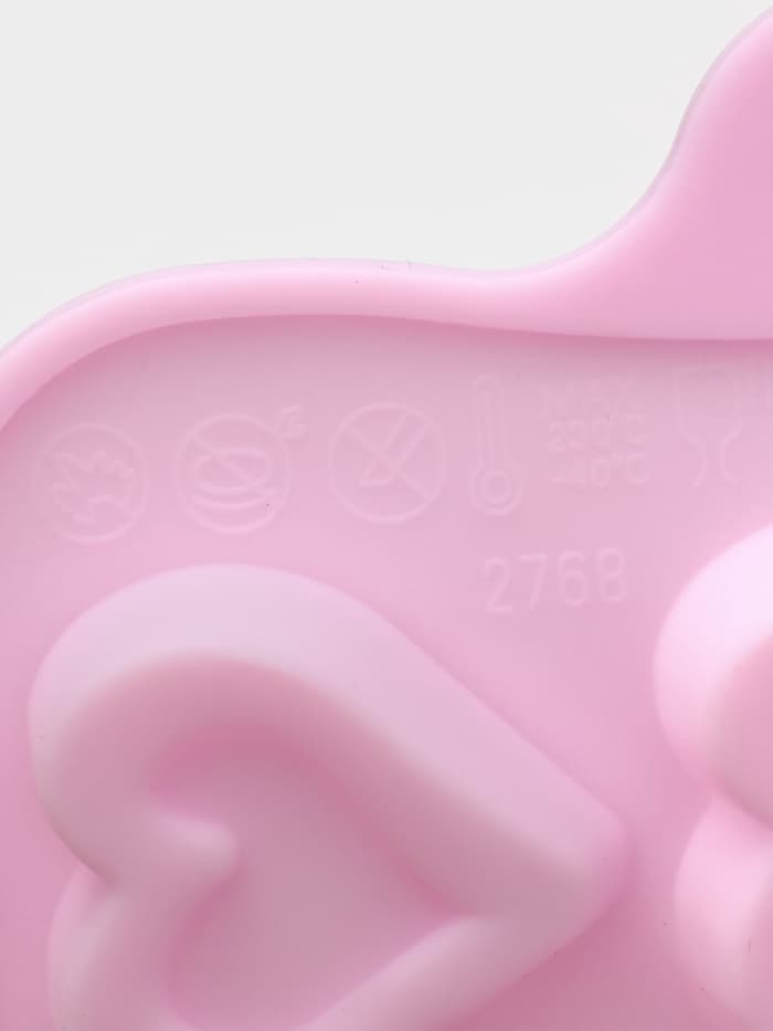 Форма для конфет и шоколада Доляна «Сердечко», силикон, 21×10 см, 15 ячеек (2.7×2.8 см), МИКС