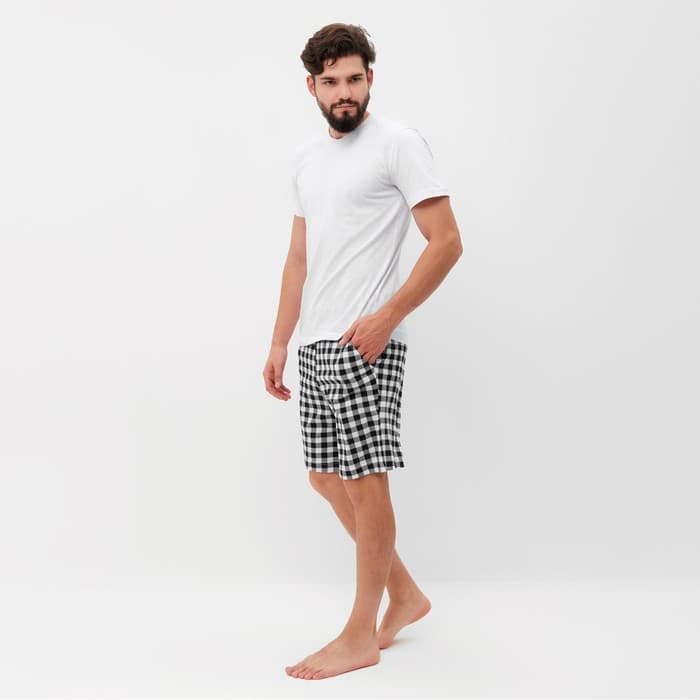 Шорты мужские KAFTAN «Клетка», размер 52