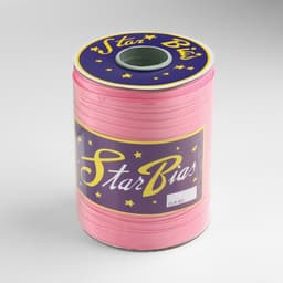 Косая бейка, атласная, 15 мм, 132±1 м, розовая №9111