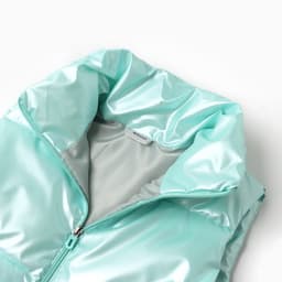 Жилет для девочки MINAKU: Casual Collection, бирюзовый, рост 128 см