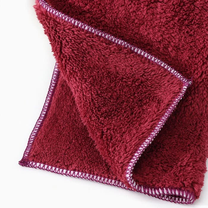 Салфетка для уборки Доляна, 400 г, 1 шт., 30×30 см, микрофибра, оверлок