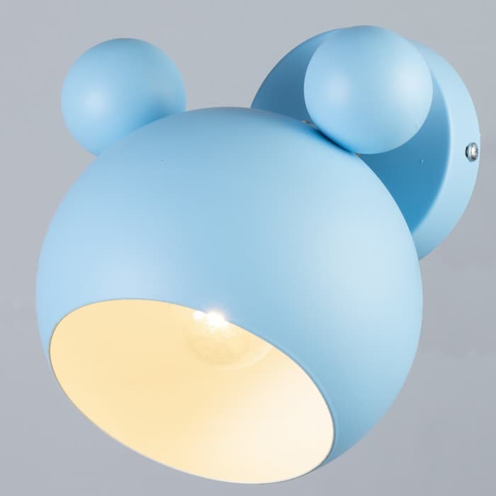 Бра «Барни», Е27, 40 Вт, голубой, 20×20×20 см