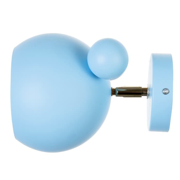 Бра «Барни», Е27, 40 Вт, голубой, 20×20×20 см