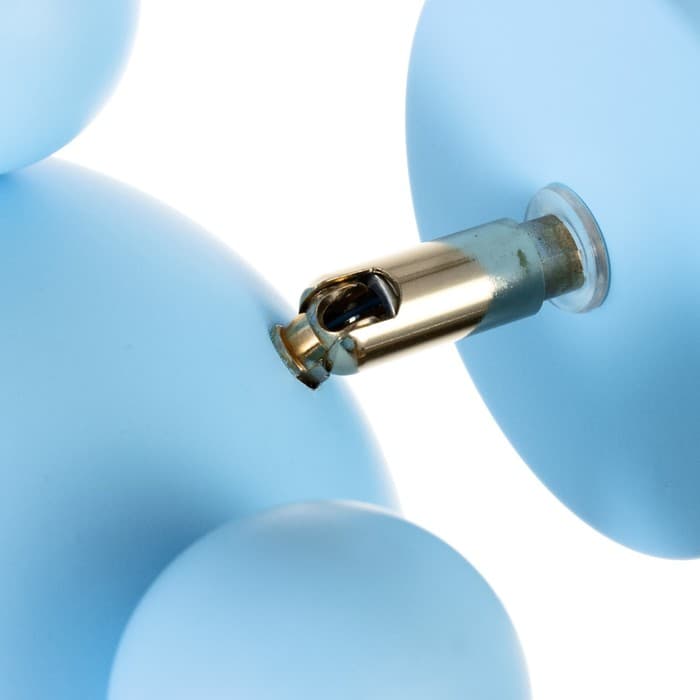 Бра «Барни», Е27, 40 Вт, голубой, 20×20×20 см