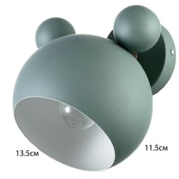 Бра «Барни» Е27 40 Вт зеленый 20×20×20 см