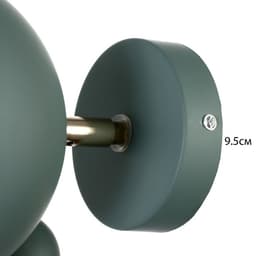 Бра «Барни» Е27 40 Вт зеленый 20×20×20 см