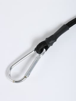 Резинка для крепления багажа TORSO, 60 см, d=6 мм, металлический карабин