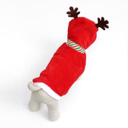 Костюм для животных «Новогодний с рожками», размер L (ДС 35, ОГ 45 см)