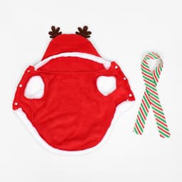 Костюм для животных «Новогодний с рожками», размер L (ДС 35, ОГ 45 см)
