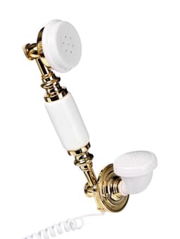 Ретро-телефон «Девушка и лилия», громкая связь,