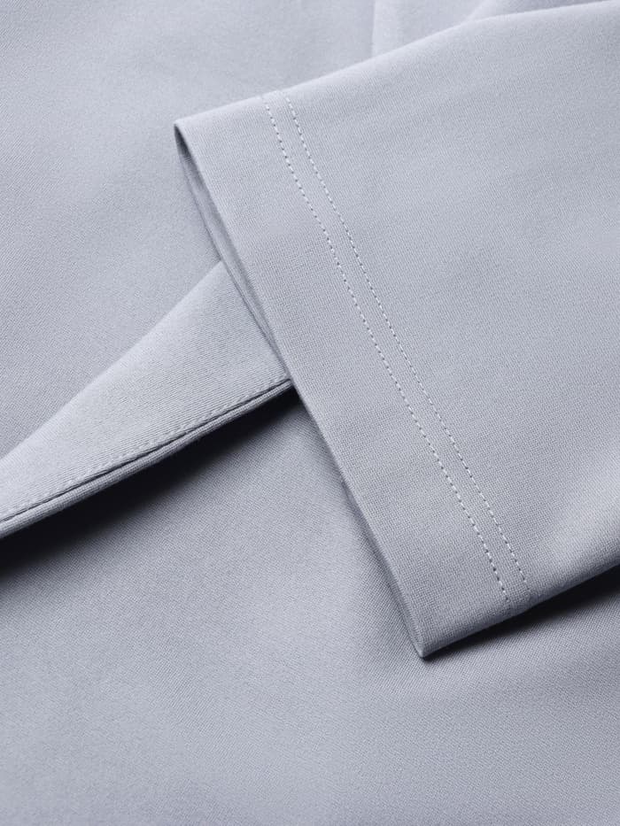 Комплект для девочки (жакет и брюки) MINAKU: PartyDress, серо-голубой, рост 140 см