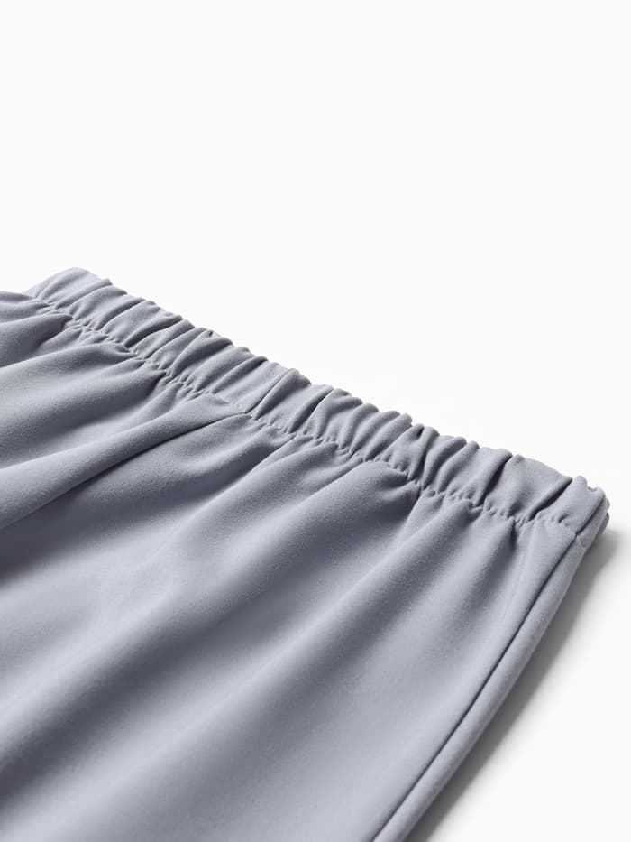 Комплект для девочки (жакет и брюки) MINAKU: PartyDress, серо-голубой, рост 140 см