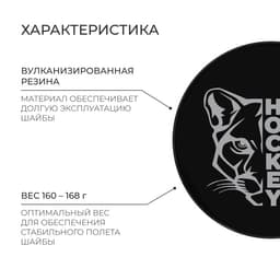 Шайба хоккейная Winter Star, взрослая, d=7.6 см