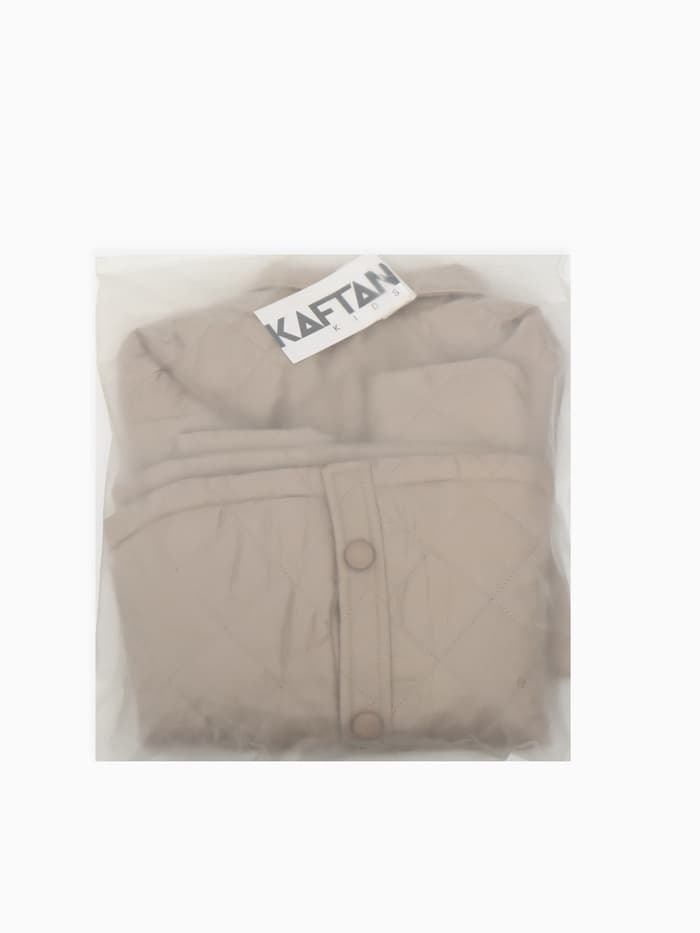 Куртка для девочки KAFTAN, бежевая, размер 34 (128-134 см)
