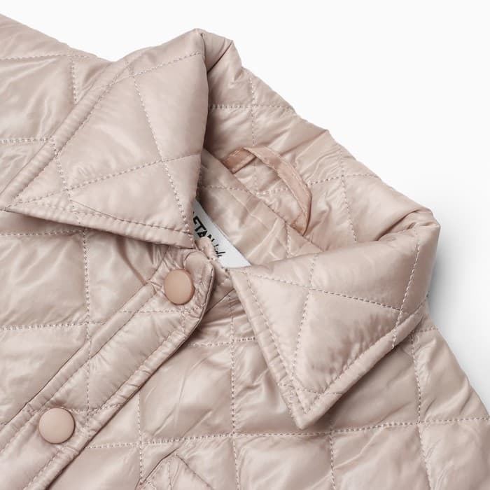 Куртка для девочки KAFTAN, бежевая, размер 34 (128-134 см)