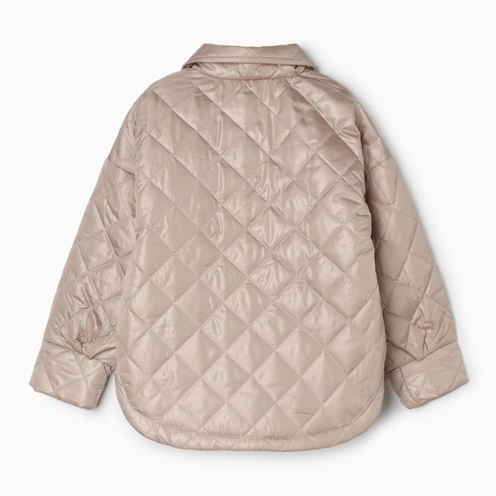 Куртка для девочки KAFTAN, бежевая, размер 34 (128-134 см)