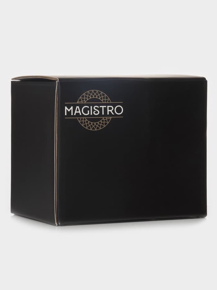 Кружка Magistro «Сара», 380 мл, 9×12.5 см, боросиликатное стекло, прозрачная