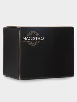 Кружка Magistro «Грани», 380 мл, 9×12.5 см, боросиликатное стекло, прозрачная