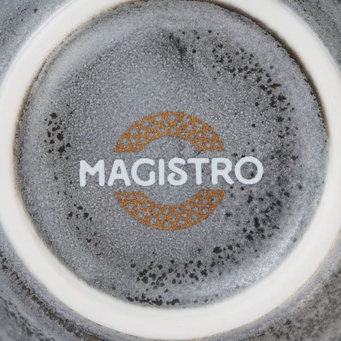 Чашка Magistro Urban, 200 мл, фарфор, серая