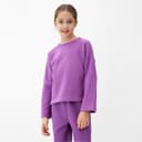 Свитшот для девочки MINAKU, лавандовый, рост 140 см