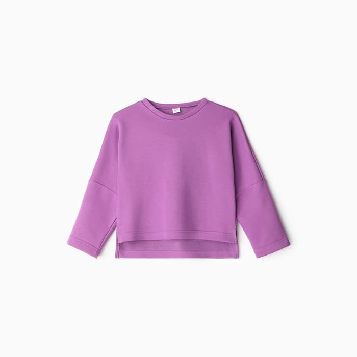 Свитшот для девочки MINAKU, лавандовый, рост 140 см