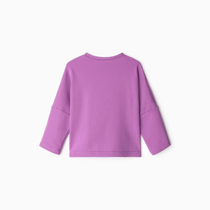 Свитшот для девочки MINAKU, лавандовый, рост 140 см