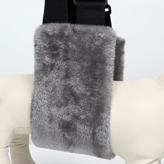 Ремень вспомогательный для задних лап, размер L, ОГ 40-45, вес 9-12 кг, серый