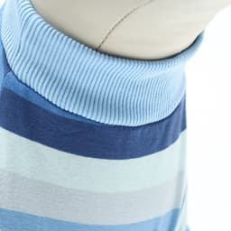 Попона послеоперационная, размер L, ОШ 28, ОГ 44, ОТ 35 см, вес 8-12 кг, вискоза, голубая