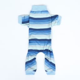 Попона послеоперационная, размер L, ОШ 28, ОГ 44, ОТ 35 см, вес 8-12 кг, вискоза, голубая