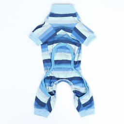 Попона послеоперационная, размер L, ОШ 28, ОГ 44, ОТ 35 см, вес 8-12 кг, вискоза, голубая