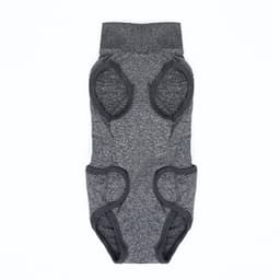 Попона послеоперационная, размер XS, ОГ 45-54, ОТ 33-38 см, вес 14-20 кг, полиэстер, спандекс, серая