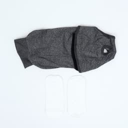 Попона послеоперационная, размер XS, ОГ 45-54, ОТ 33-38 см, вес 14-20 кг, полиэстер, спандекс, серая