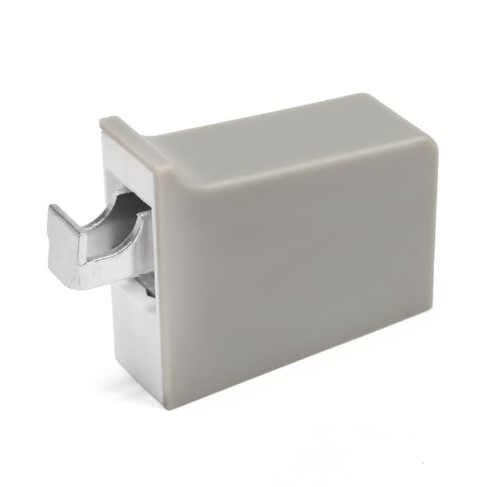 Навес мебельный для кухонных шкафов “P01“, серый, нагрузка 100 кг на пару, набор 2 шт.