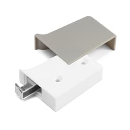 Навес мебельный для кухонных шкафов “P01“, серый, нагрузка 100 кг на пару, набор 2 шт.