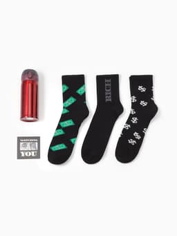 Набор подарочный KAFTAN Be rich, термос, открытка, носки 3 пары, размер 41-44 (27-29 см)