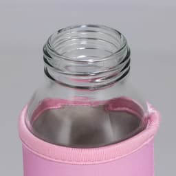 Бутылка для воды стеклянная в чехле «Котики», 350 мл