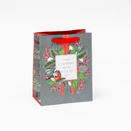 Пакеты подарочные новогодние «Счастья и любви», набор 4 шт.