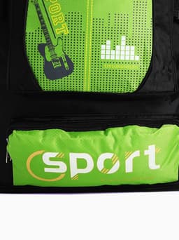 Рюкзак туристический, 35 л, с увеличением, с карманами, Guitar, зелёный