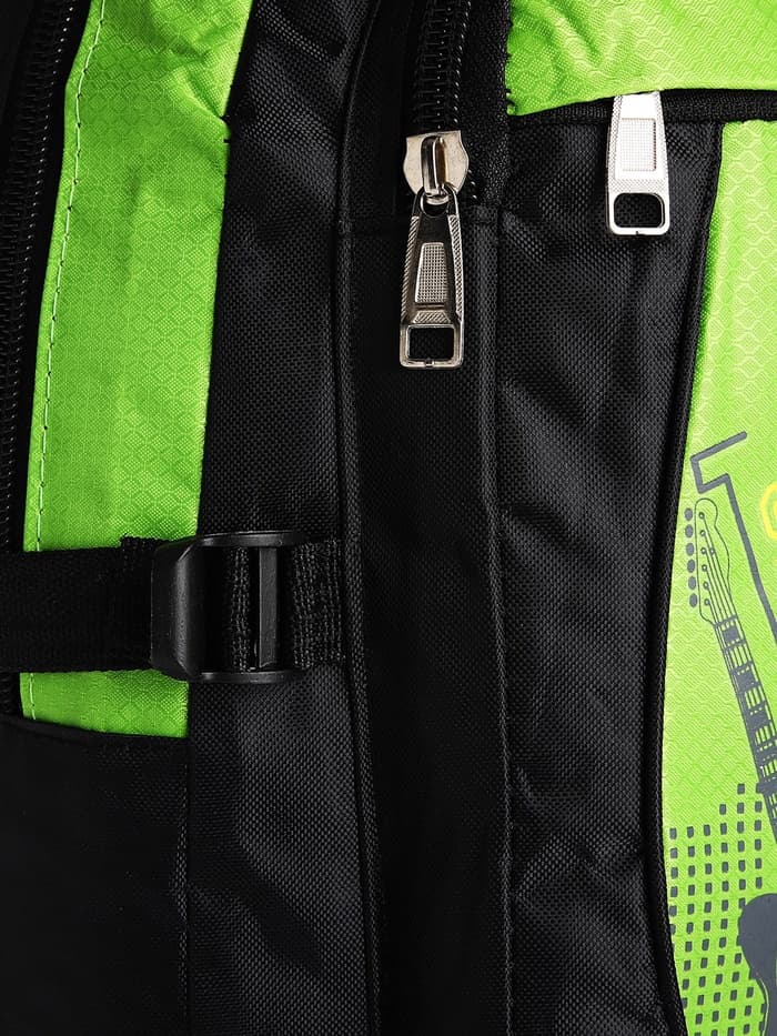 Рюкзак туристический, 35 л, с увеличением, с карманами, Guitar, зелёный