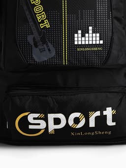 Рюкзак туристический, 35 л, с увеличением, с карманами, Sport XLS, чёрный