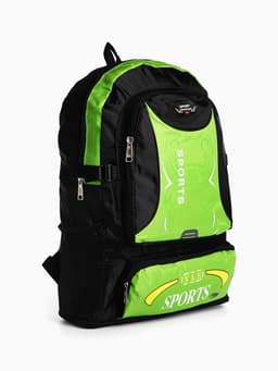 Рюкзак туристический, 35 л, с увеличением, с карманами, Sport XLS, зелёный