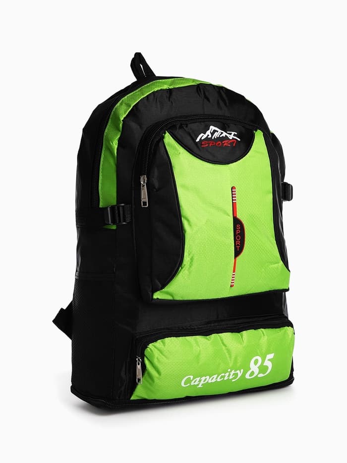 Рюкзак туристический, 35 л, с увеличением, с карманами, Capacity 85, зелёный