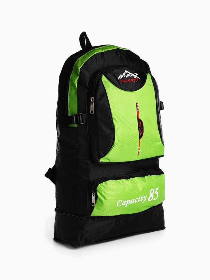 Рюкзак туристический, 35 л, с увеличением, с карманами, Capacity 85, зелёный