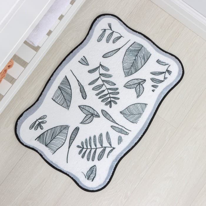 Коврик для дома Доляна «Ливьен», 40×60 см, белый