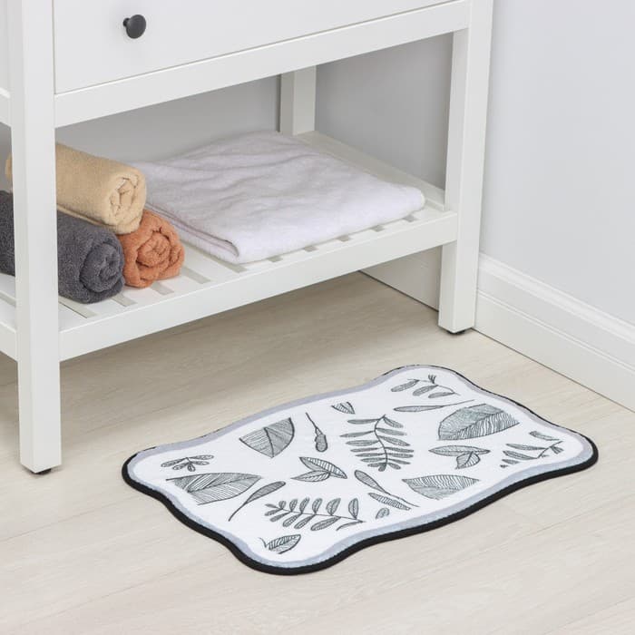 Коврик для дома Доляна «Ливьен», 40×60 см, белый