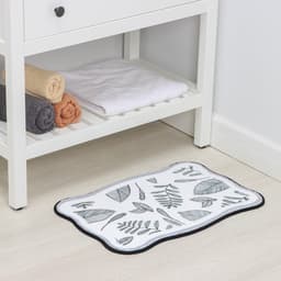 Коврик для дома Доляна «Ливьен», 40×60 см, белый